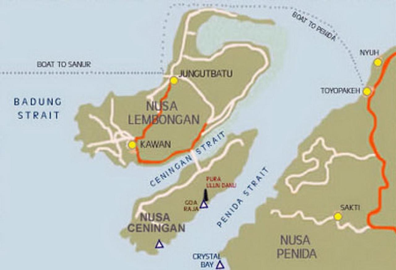 Ocean Hostel Ceningan Island Екстер'єр фото